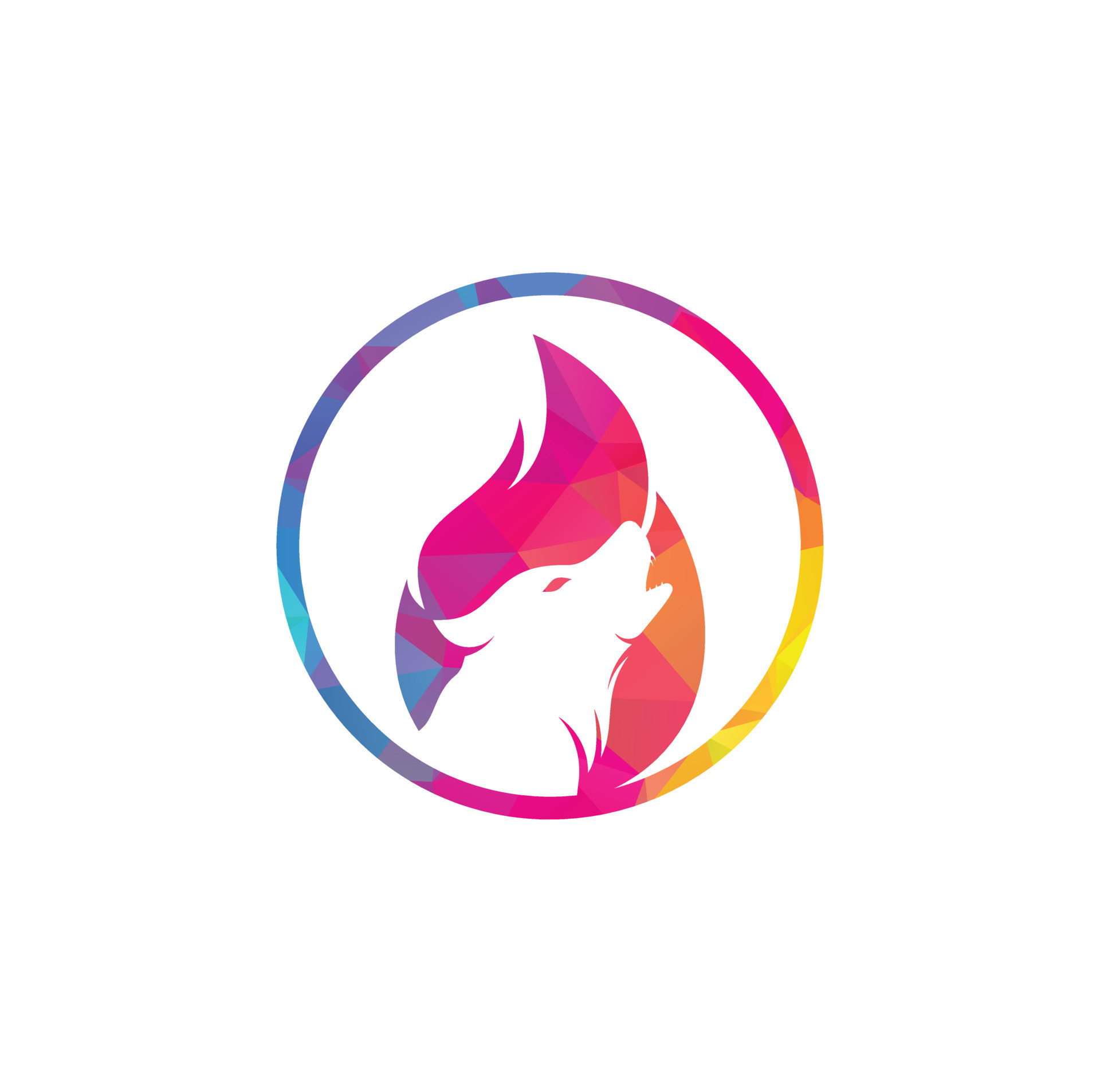 Wolf fire vector logo design template. 13278366 Vector Art at Vecteezy Wolf fire vector logo design template. 13278366 Vector Art at Vecteezy