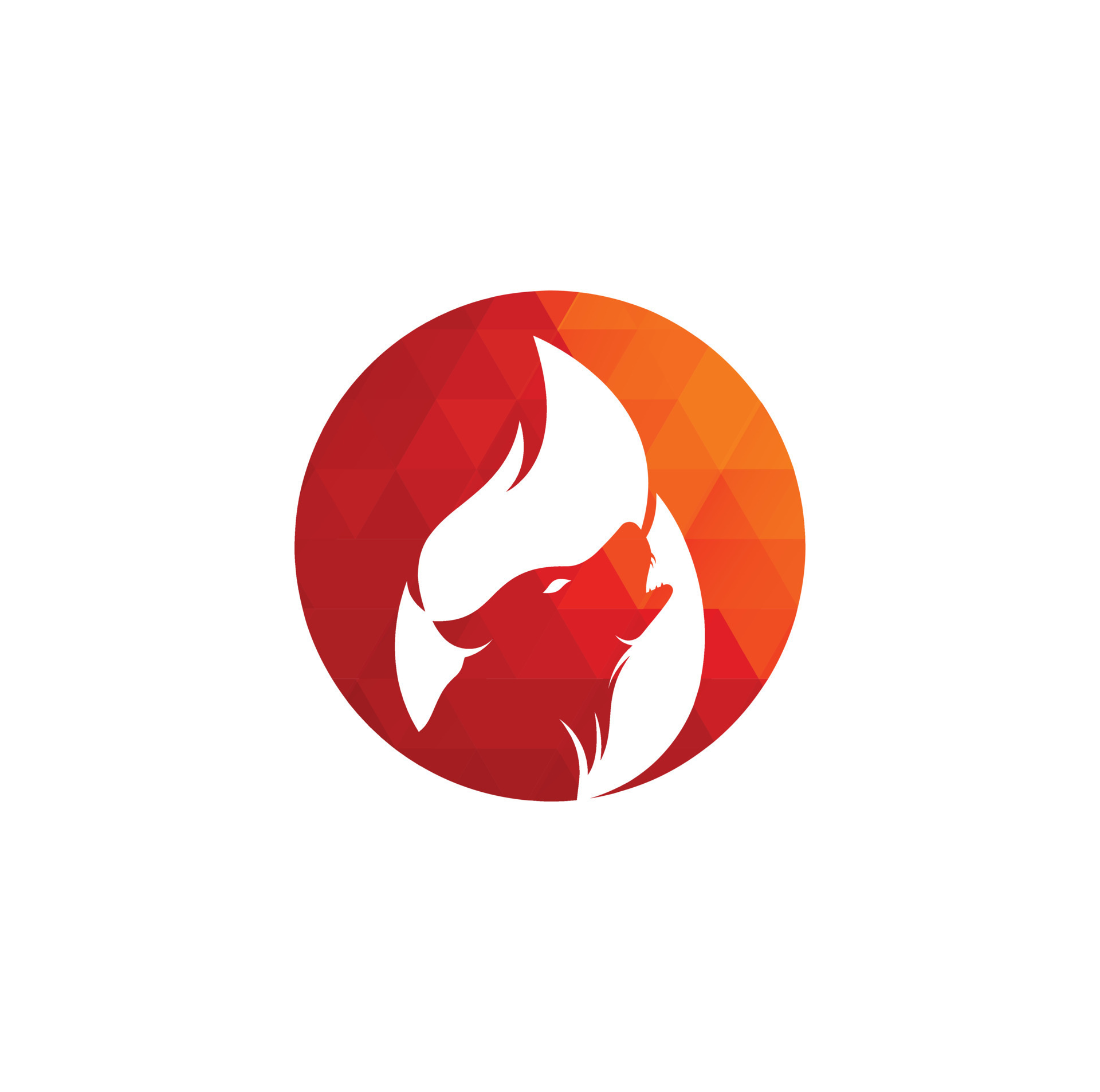 Wolf fire vector logo design template. 13278637 Vector Art at Vecteezy Wolf fire vector logo design template. 13278637 Vector Art at Vecteezy