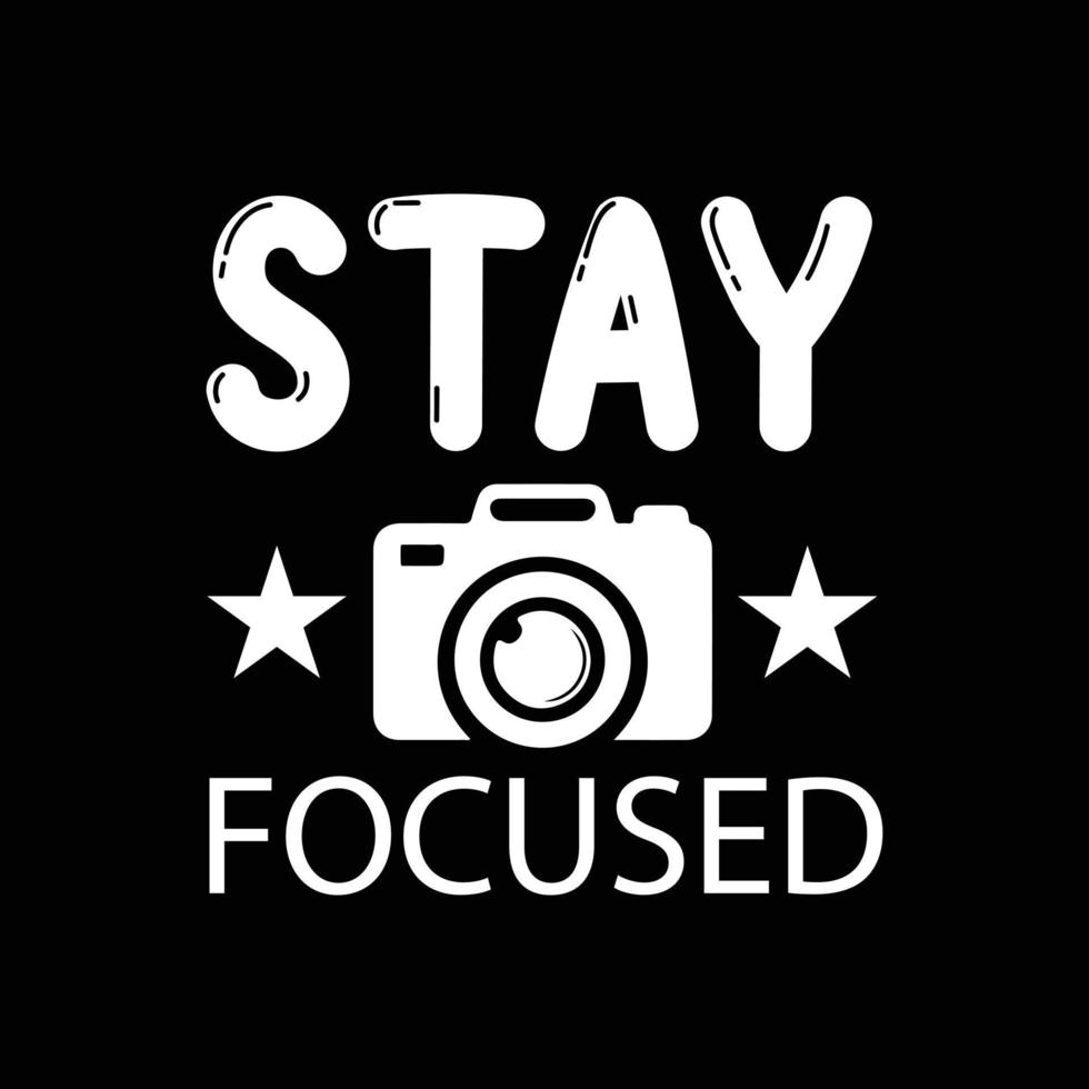 Photography T-shirt design vector