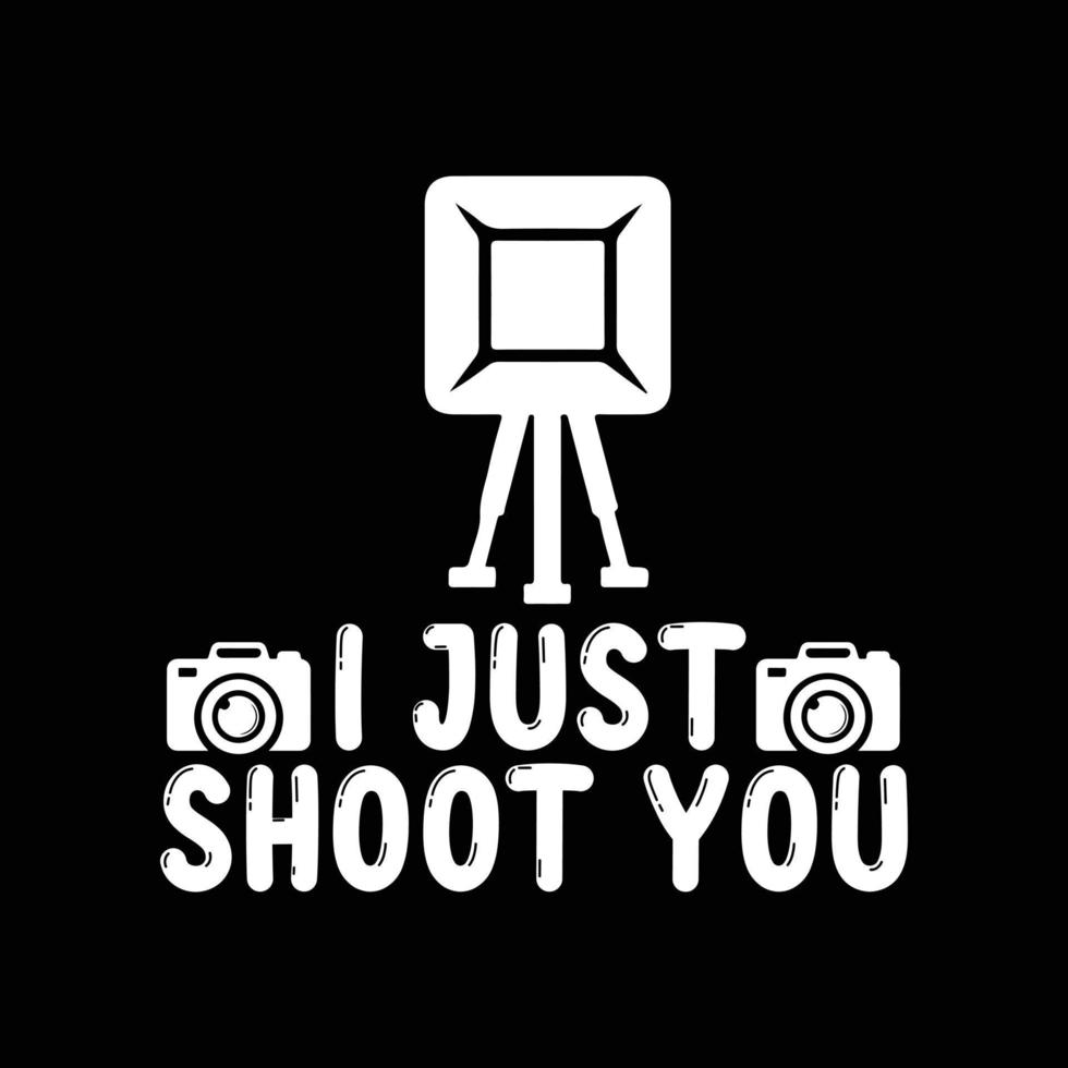 Photography T-shirt design vector