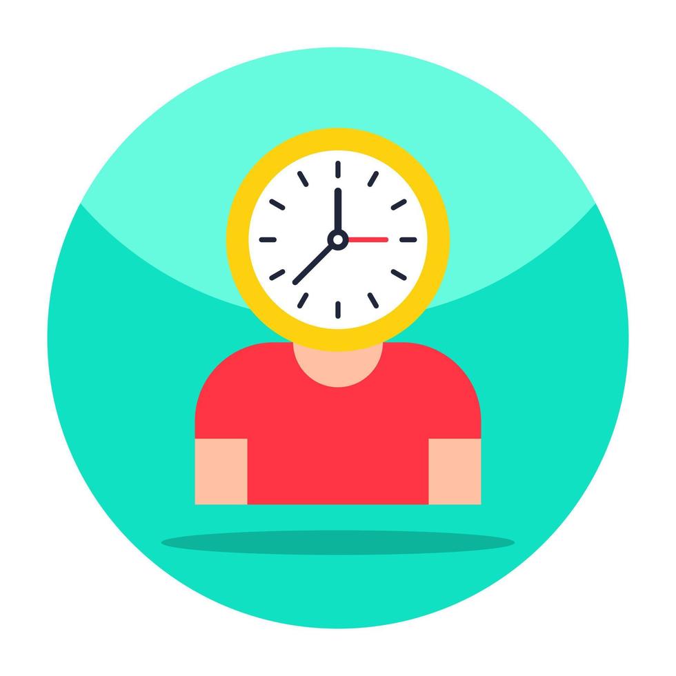 Modern design icon of efficient person vector