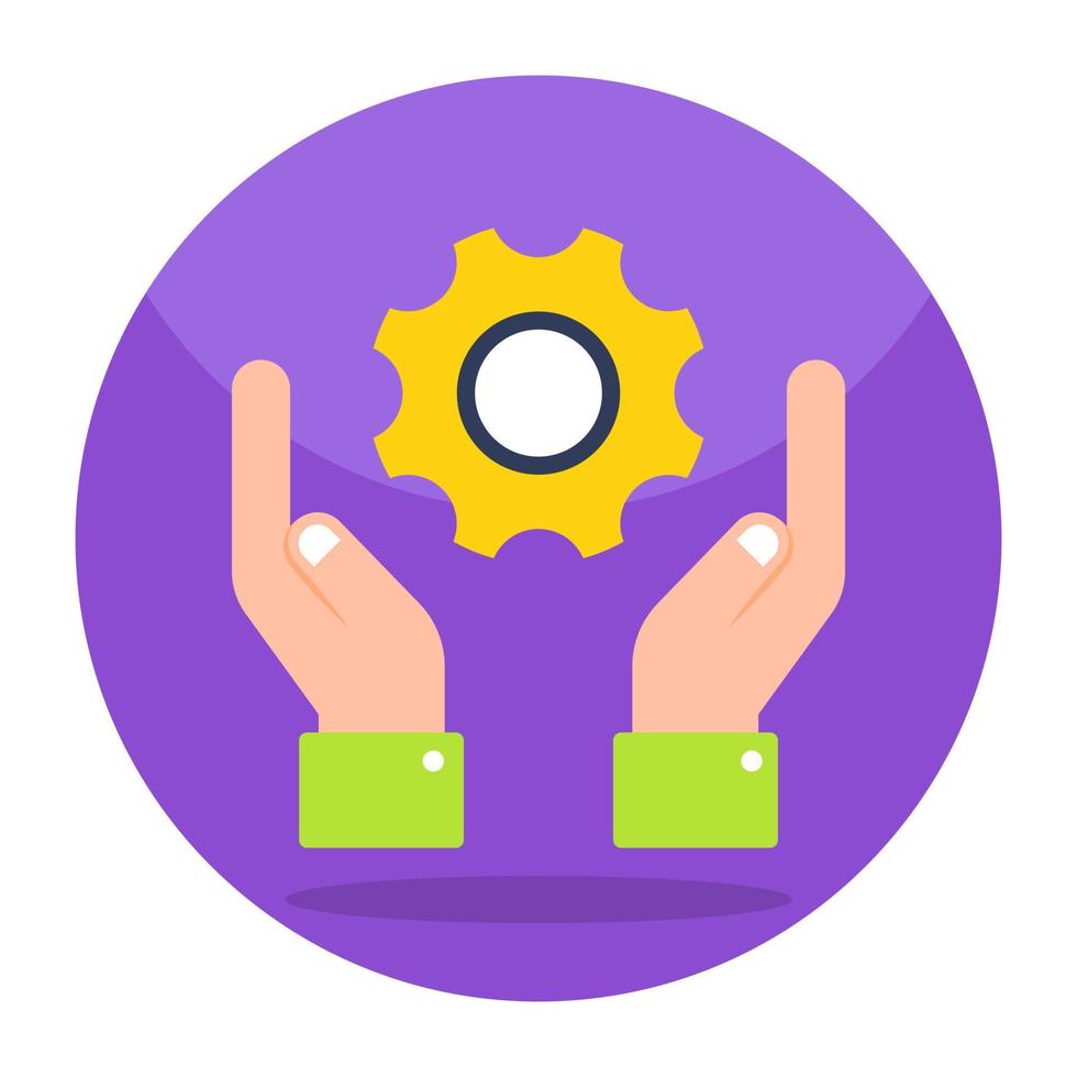Vector design of support, editable icon