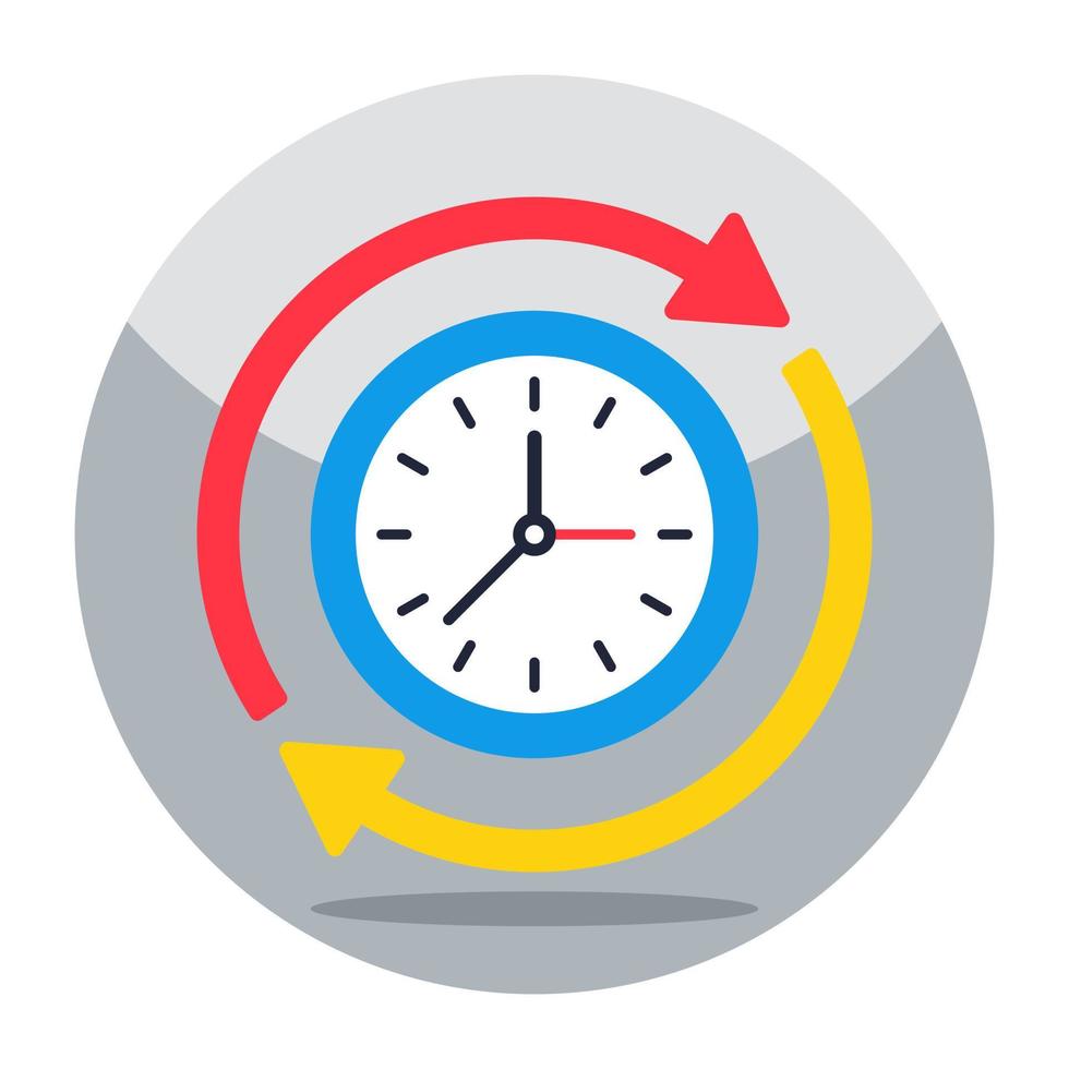 Trendy vector design of time update