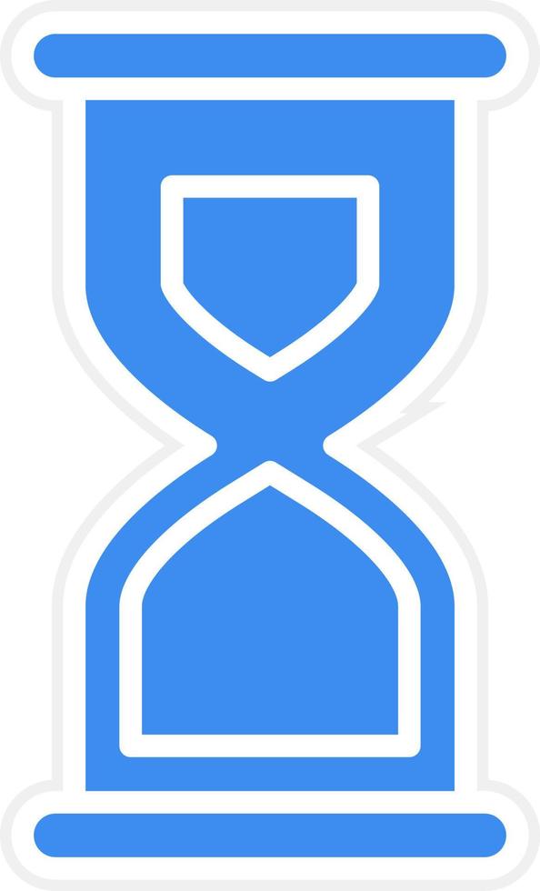Sand Clock Icon Style vector