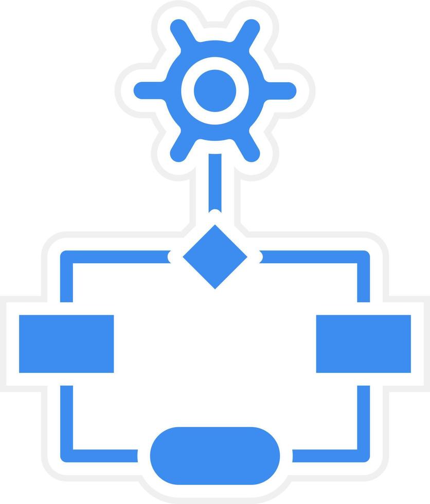 Workflow Icon Style vector