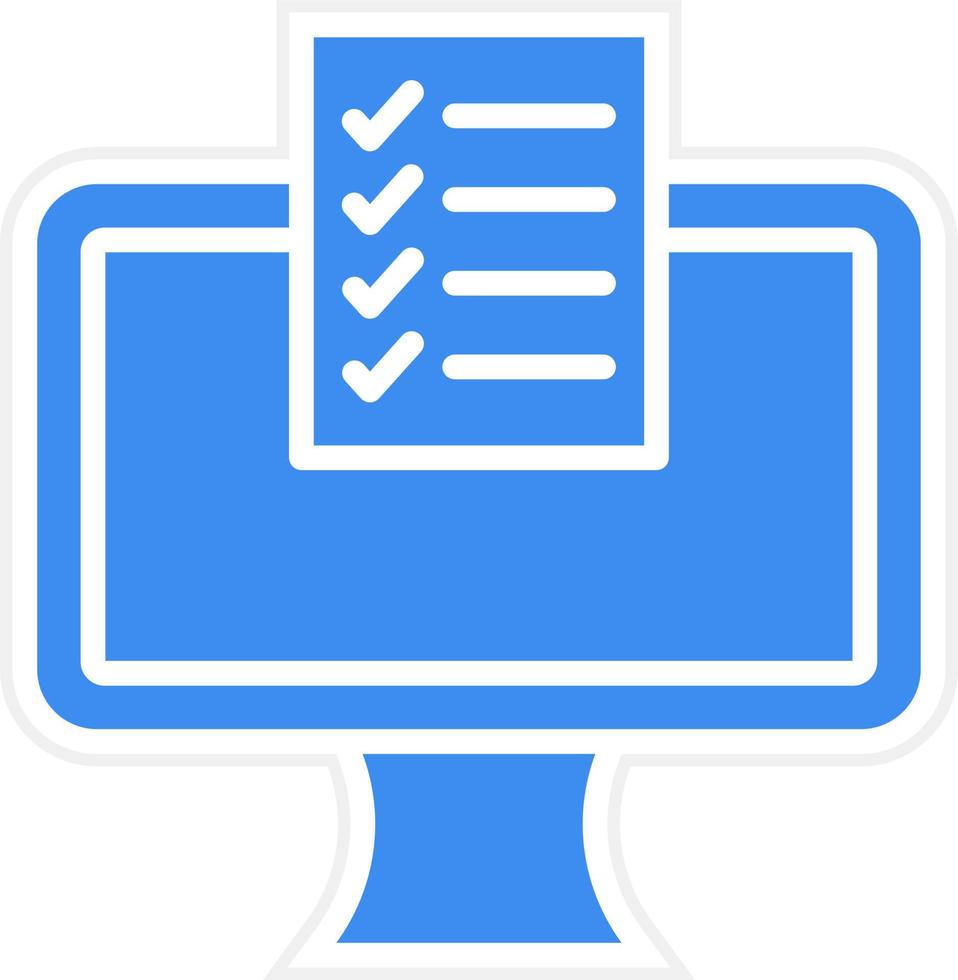 Monitor Icon Style vector