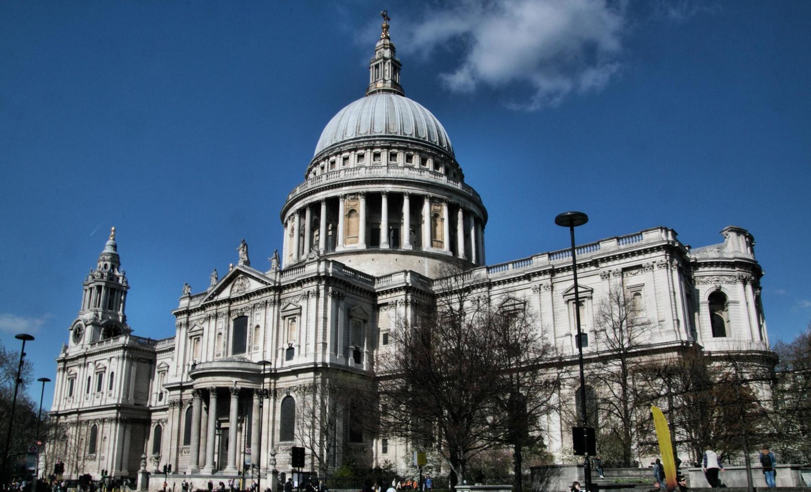 LOndon in the UK in 2019. A view of St Pauls Cathedral in London photo