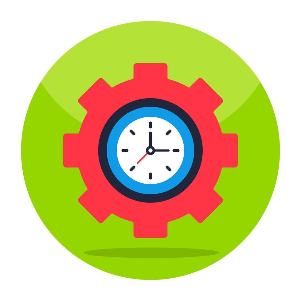 Unique design icon of time management vector