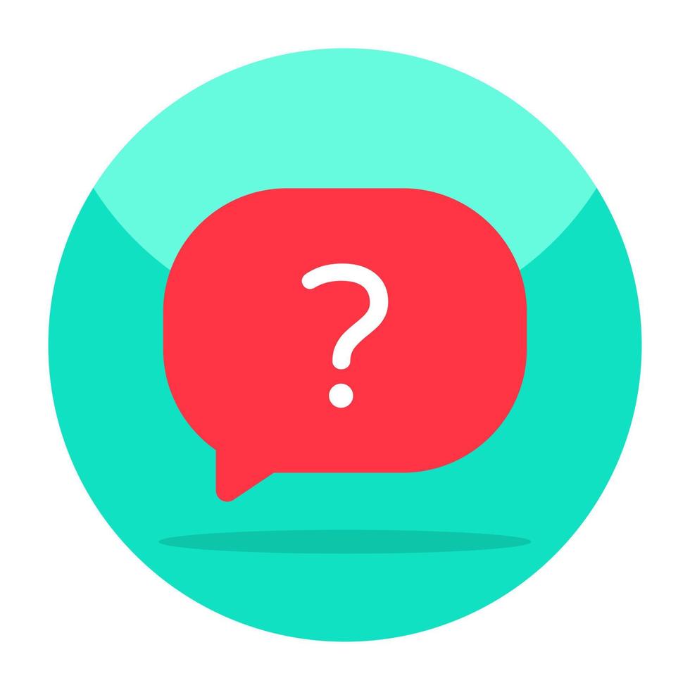 Modern design icon of help chat vector