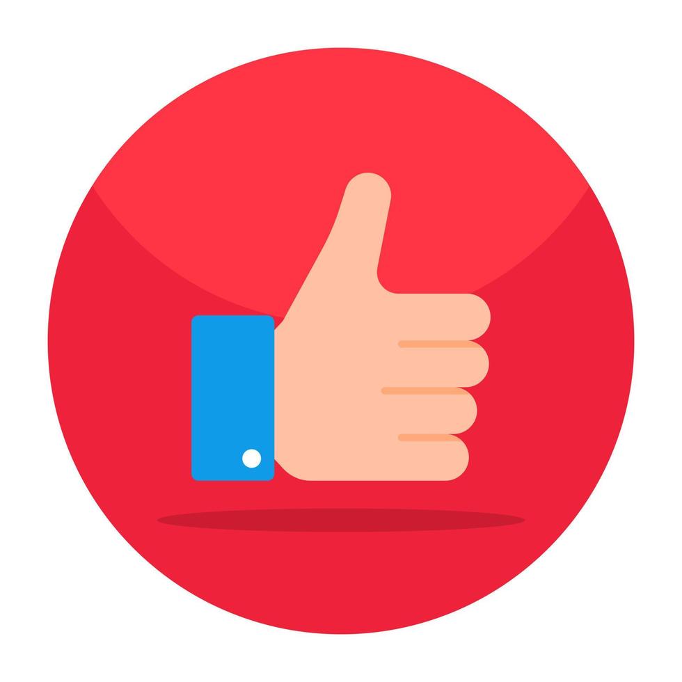 Modern design icon of positive feedback vector