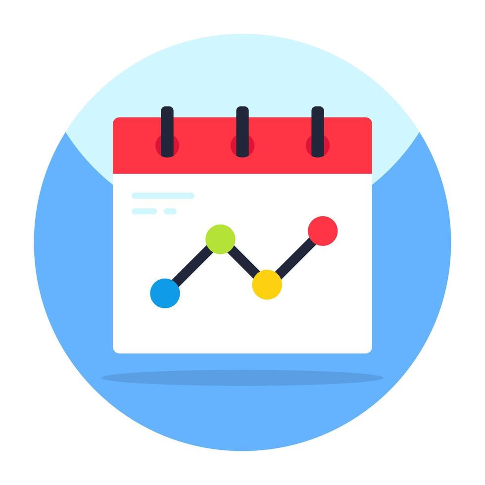 A premium download icon of business schedule vector
