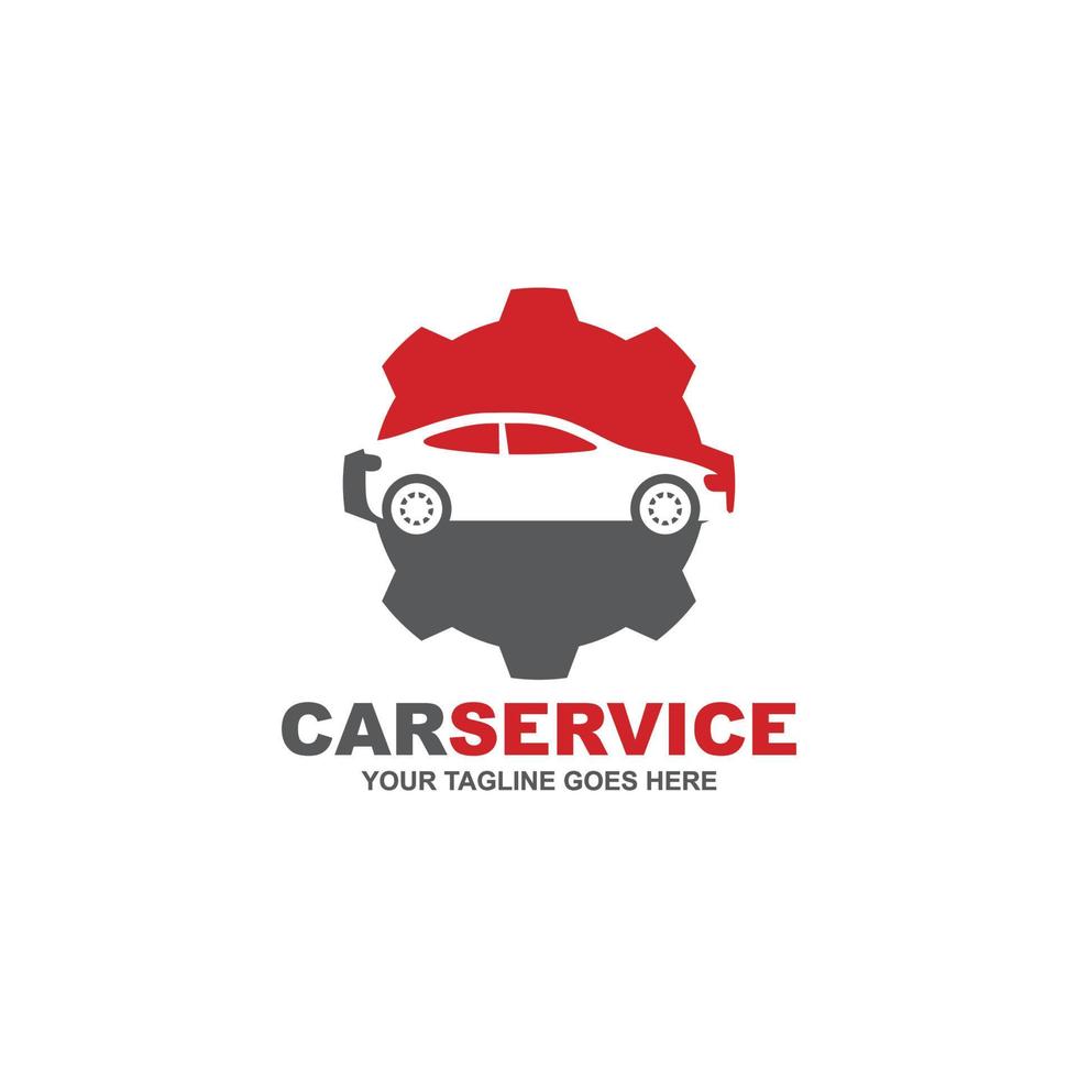 Car repair simple flat logo vector