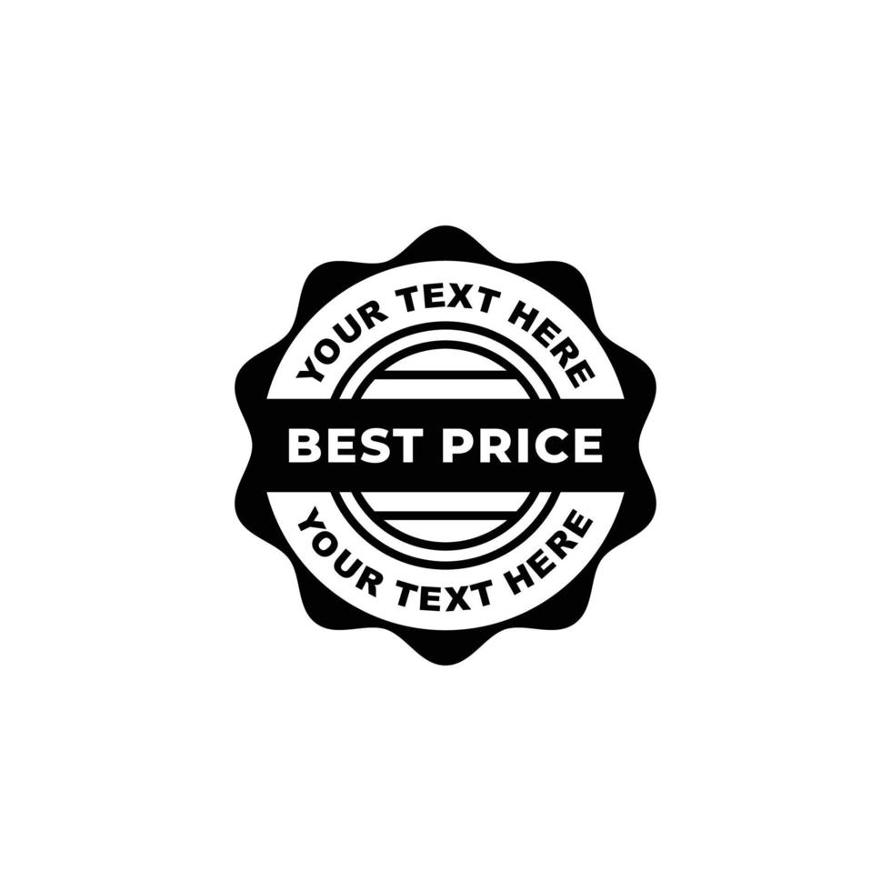 Best price stamp icon vector