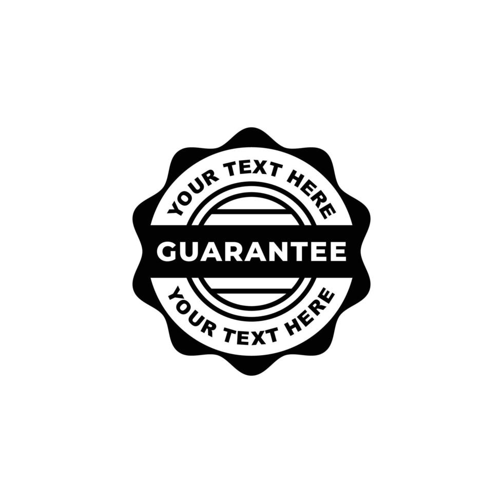Guarantee stamp seal icon vector illustration