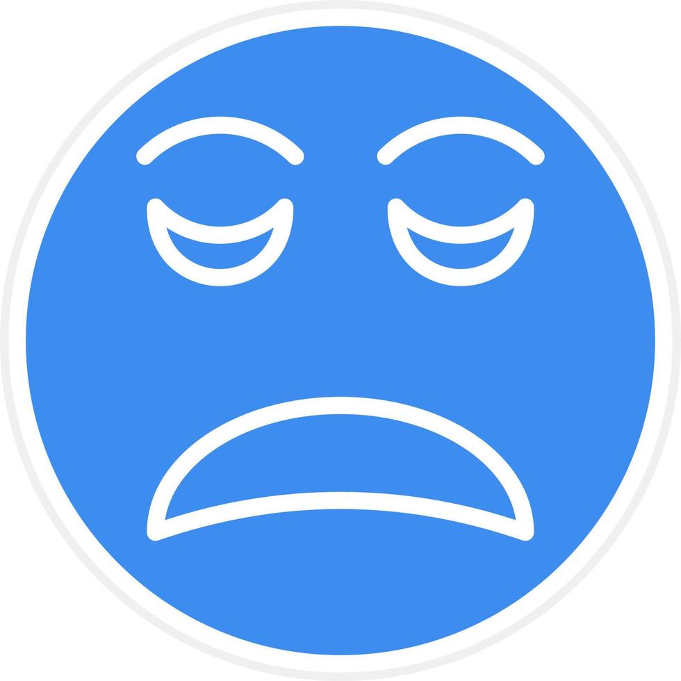 Disappointed Icon Style vector