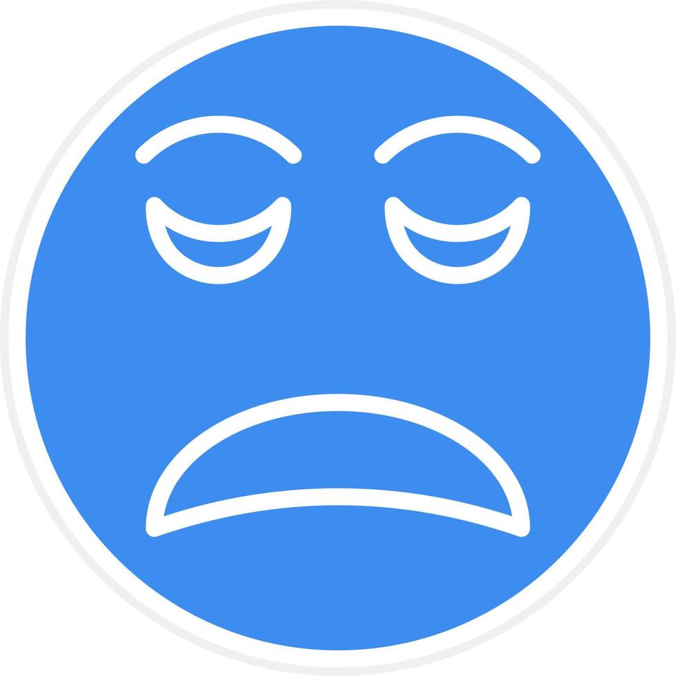 Disappointed Icon Style vector