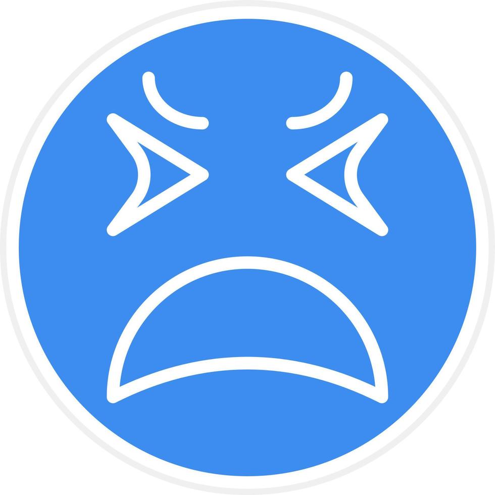 Upset Icon Style vector