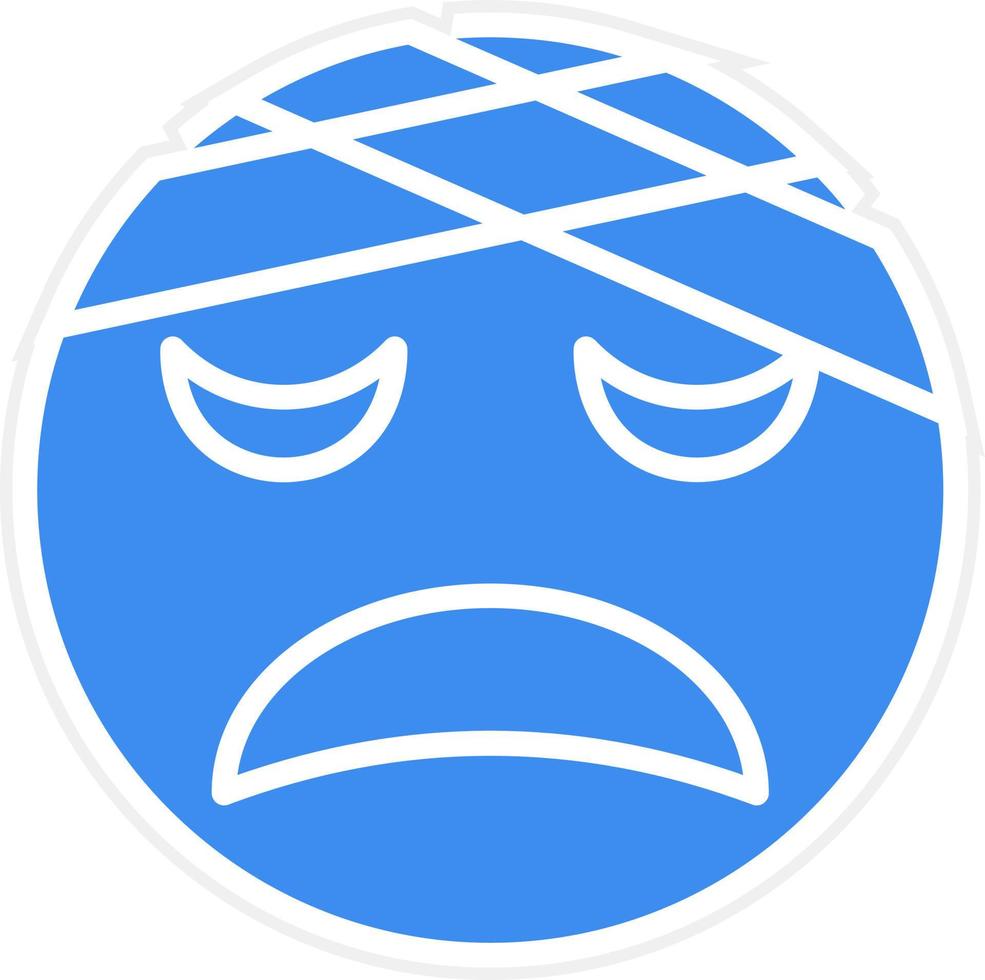 Injured Icon Style vector