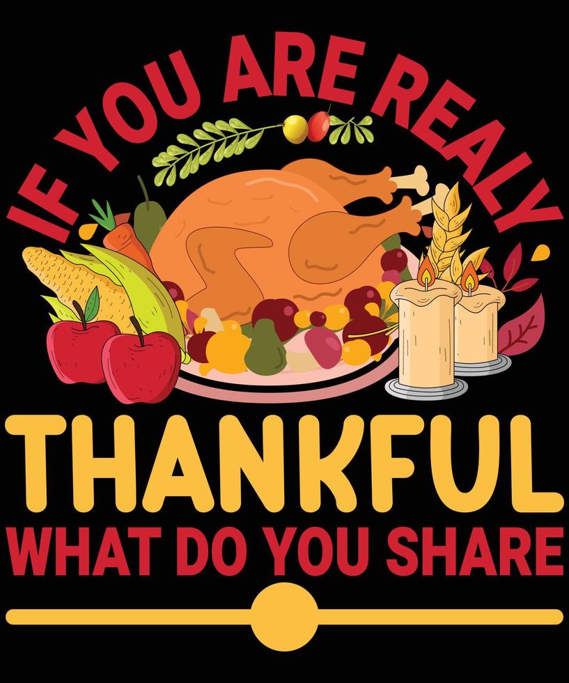 Thanksgiving T shirts Design vector