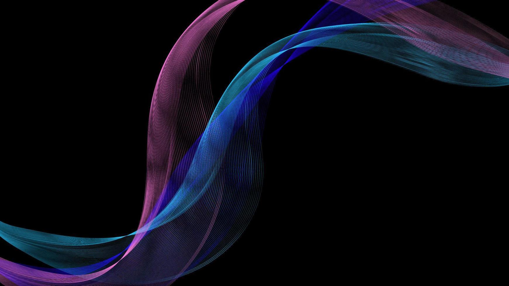 Abstract purple and blue beautiful digital modern magical shiny electric energy laser neon texture with lines and waves stripes, background vector