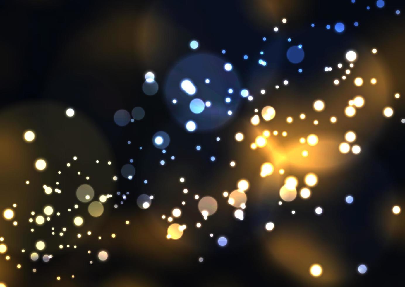 fondo de navidad con luces bokeh vector