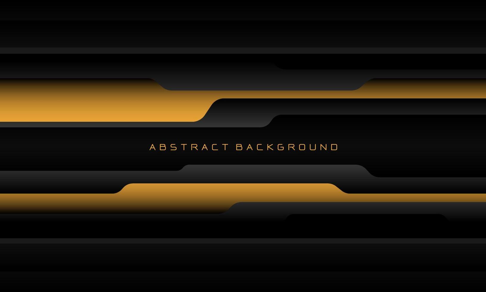 Abstract yellow grey black cyber geometric line overlap layer design modern luxury futuristic technology background vector