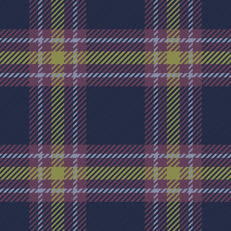 Dark violet and white plaid pattern seamless vector, tartan check plaid for scarf, poncho, blanket, or other modern fabric designs vector