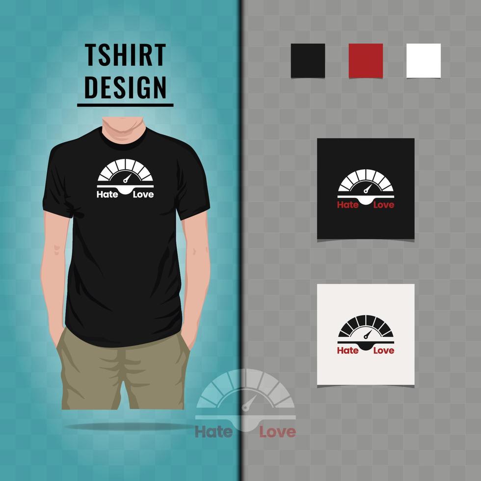 Level of love t shirt design vector illustration