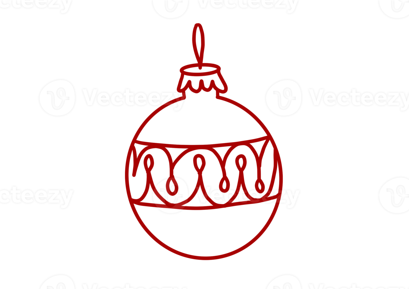 Red Christmas Ornament png