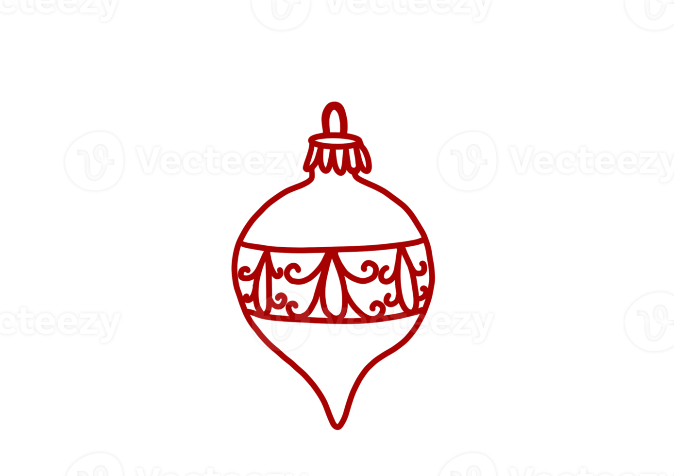 Red Christmas Ornament png