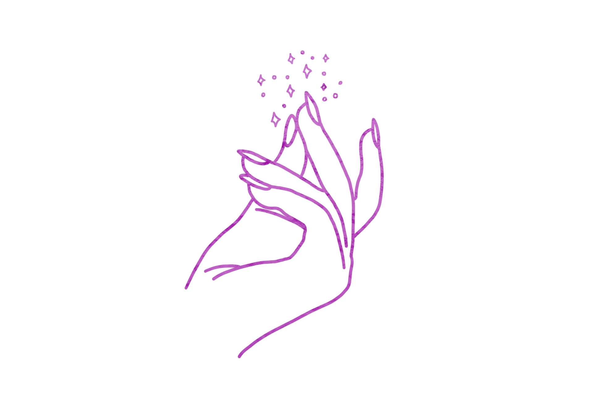 Free Purple Metallic Witch Hand 13281116 PNG with Transparent Background