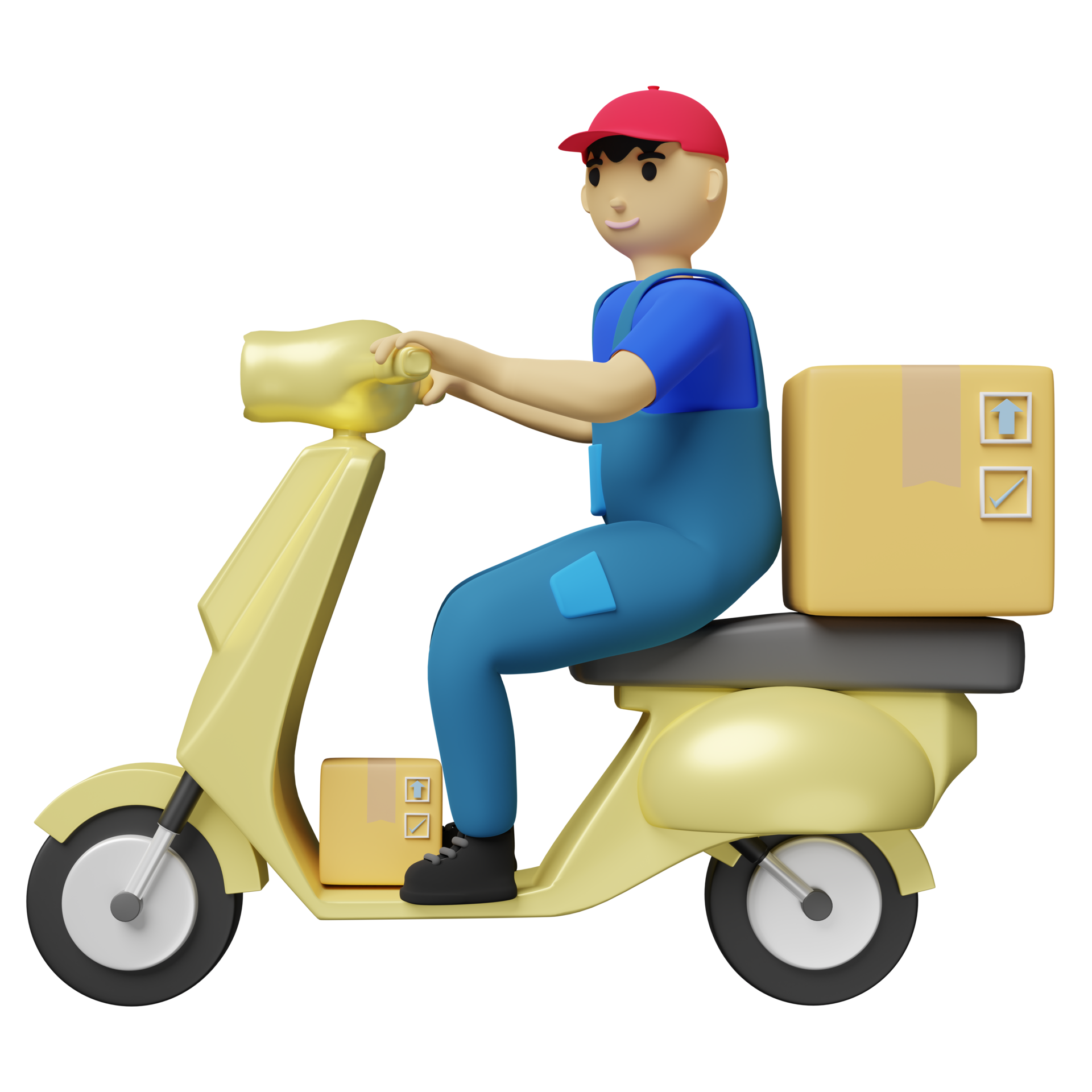 cartoon-character-online-delivery-or-online-order-tracking-concept