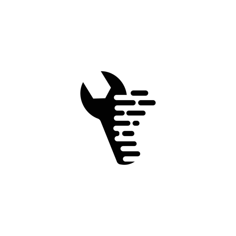 Wrench logo vector
