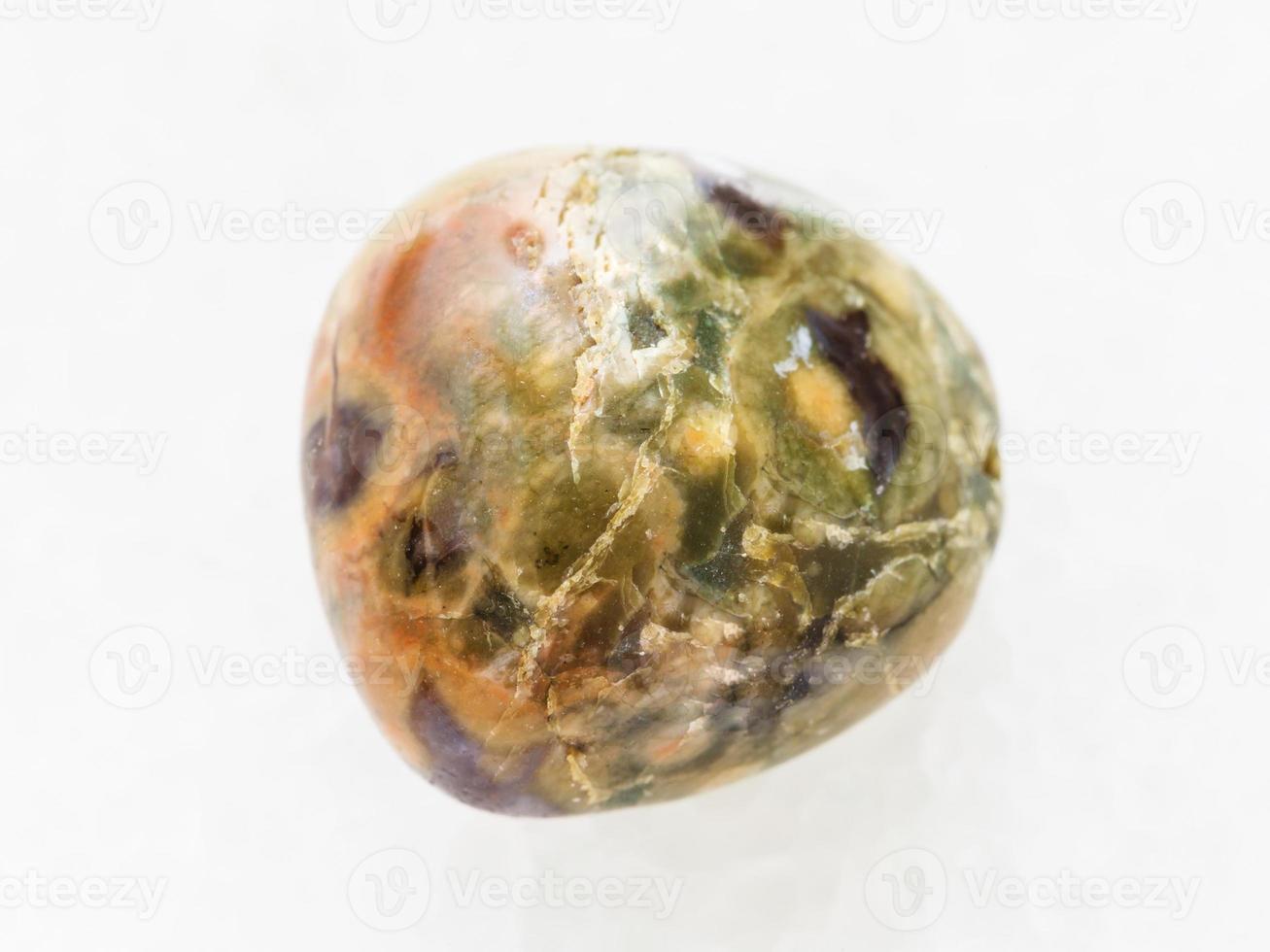 tumbled rhyolite rainforest jasper gemstone photo