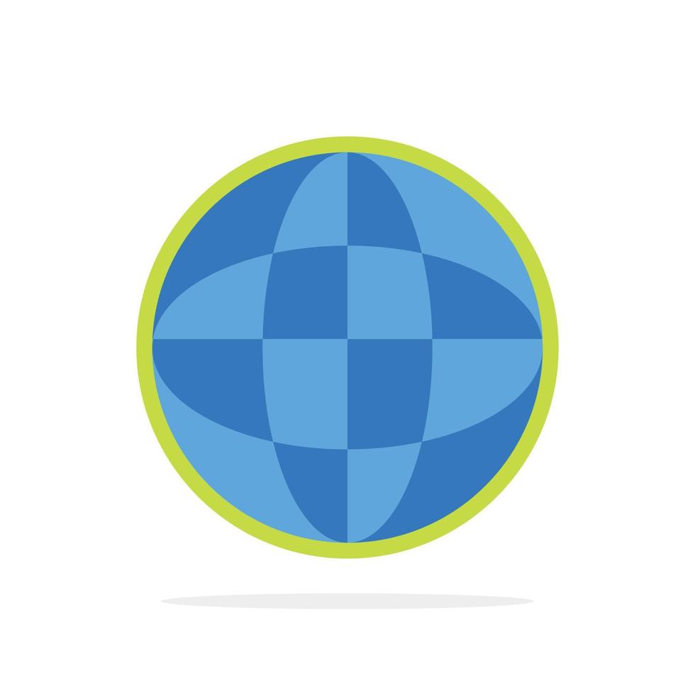 Global Location Internet World Abstract Circle Background Flat color Icon vector