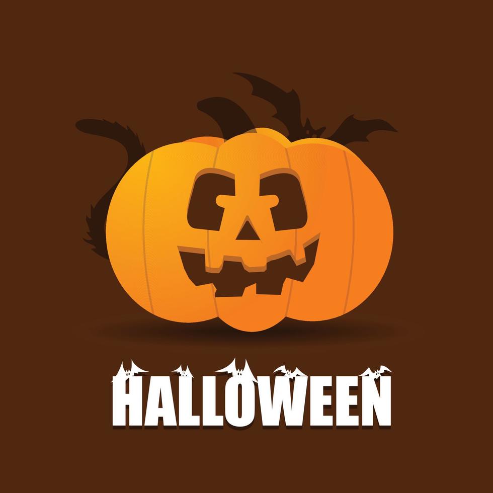 diseño de halloween con vector de diseño creativo