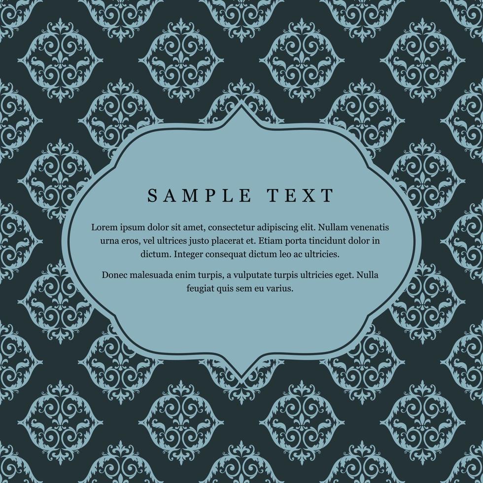 Invitation card with creative design vector