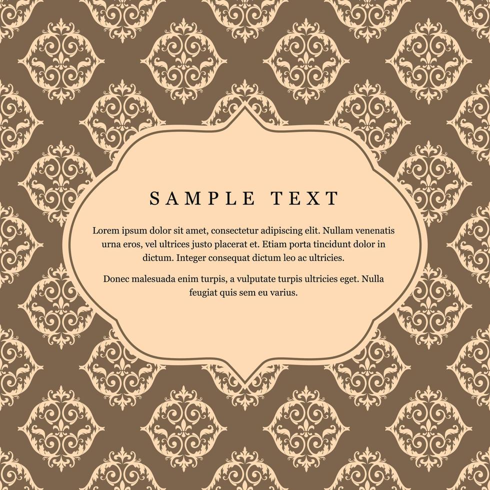 Invitation card with creative design vector