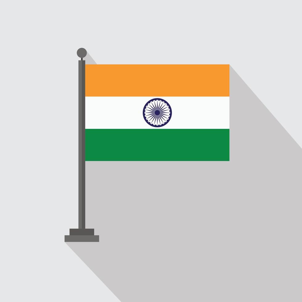 Country flag with creative design vector