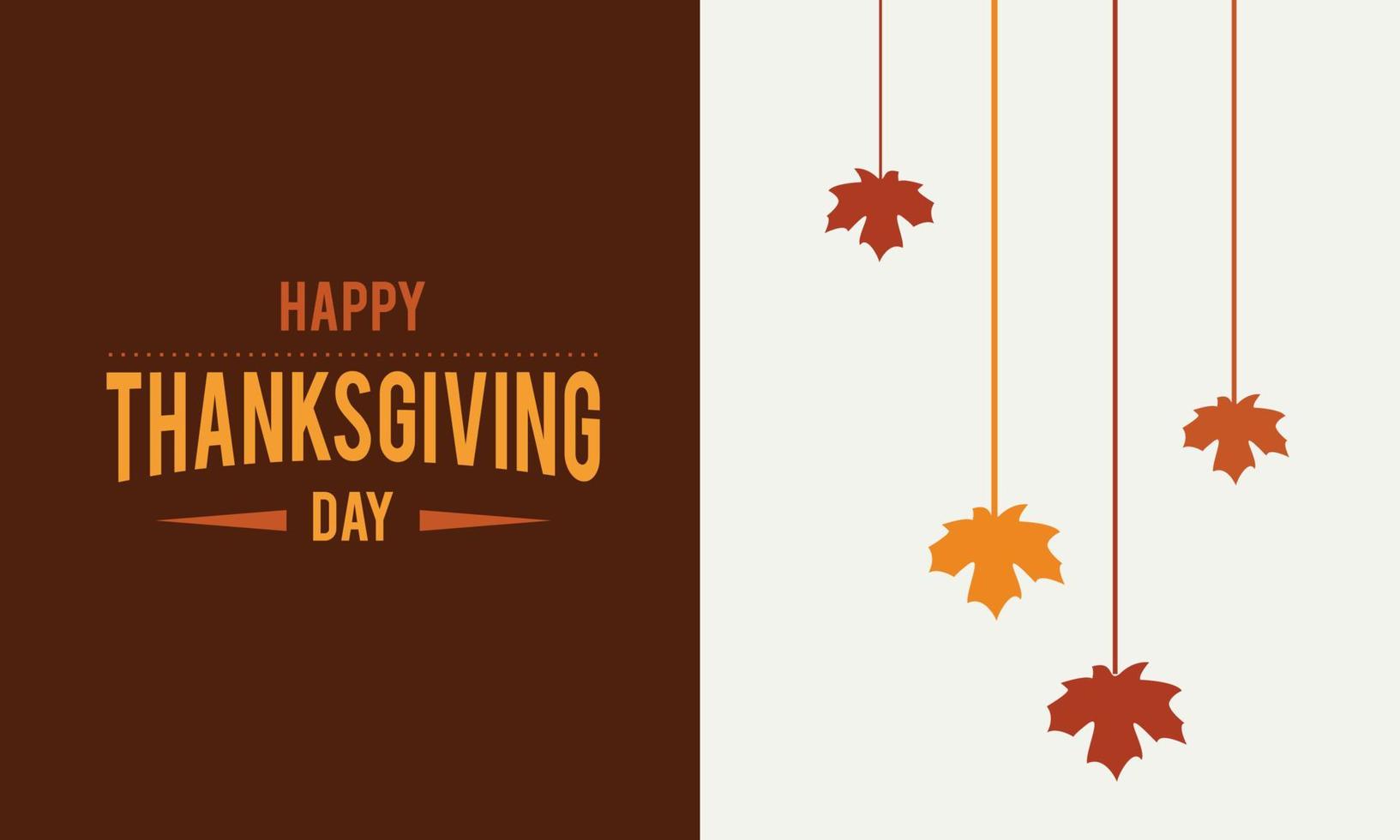 Happy Thanks giving day design vector