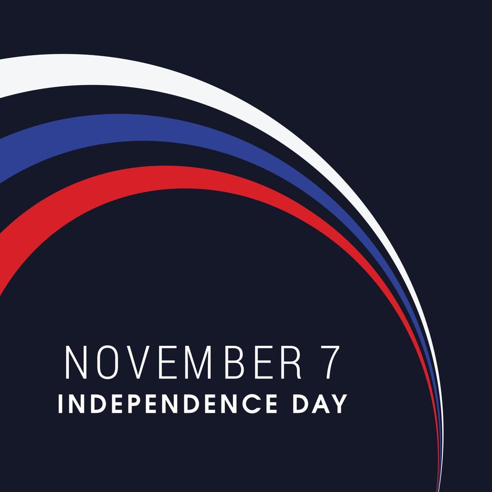 Russia Independence day design vector
