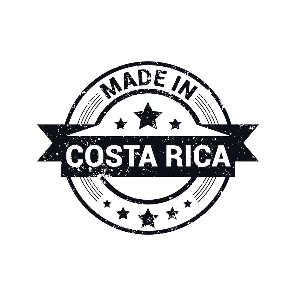 Costa Rica stamp design vector