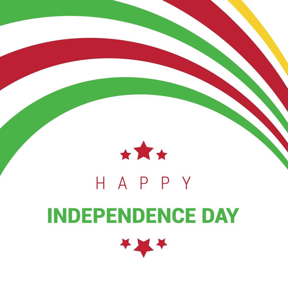 Mali Independnece day design vector