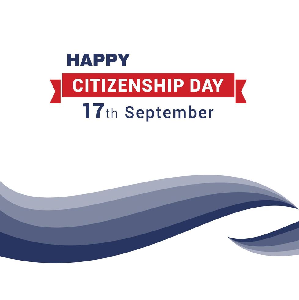 Happy Citizenship design vector