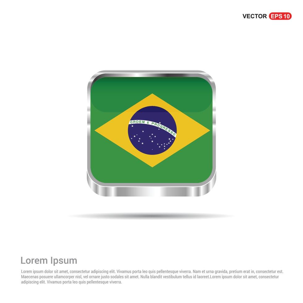 vector de tarjeta de diseño del día de la independencia de brasil