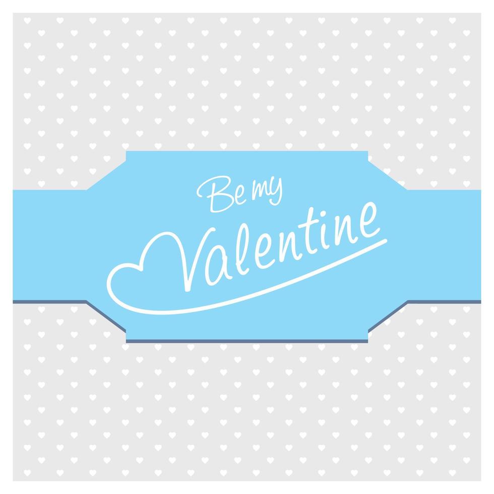 Valentine's day design typography and card with elegent design vector