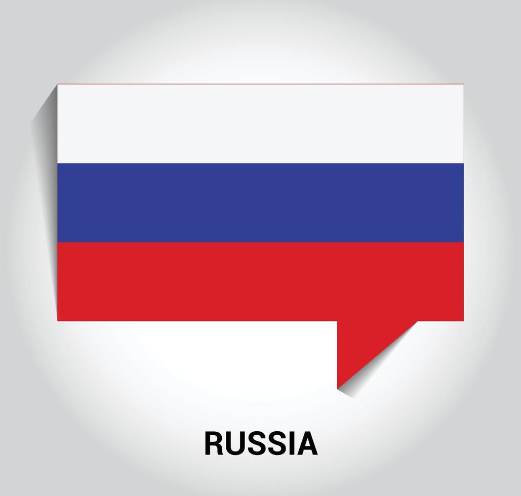 Russia Independence day design vector