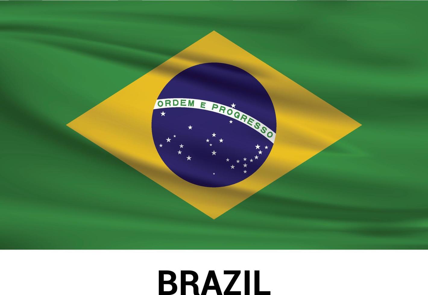 Brazil Indpendence day design card vector
