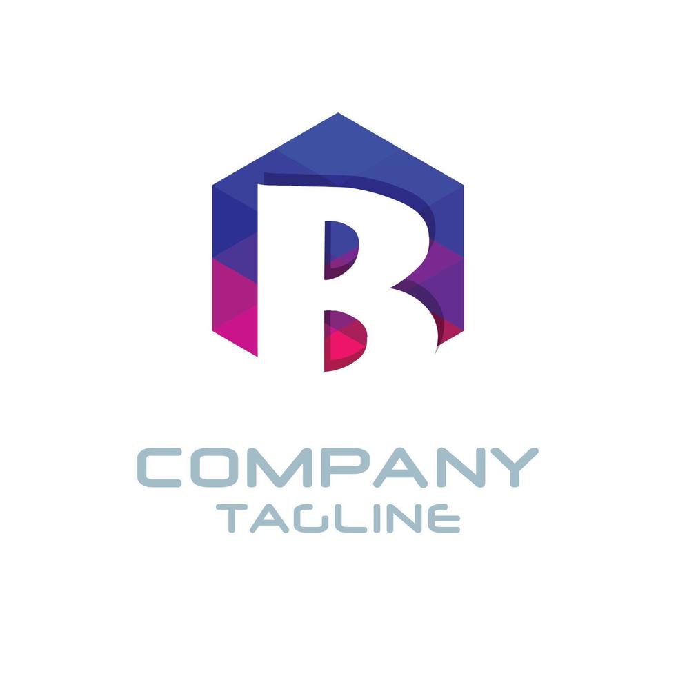 Alphabetic logo design with elegent design and typography vector