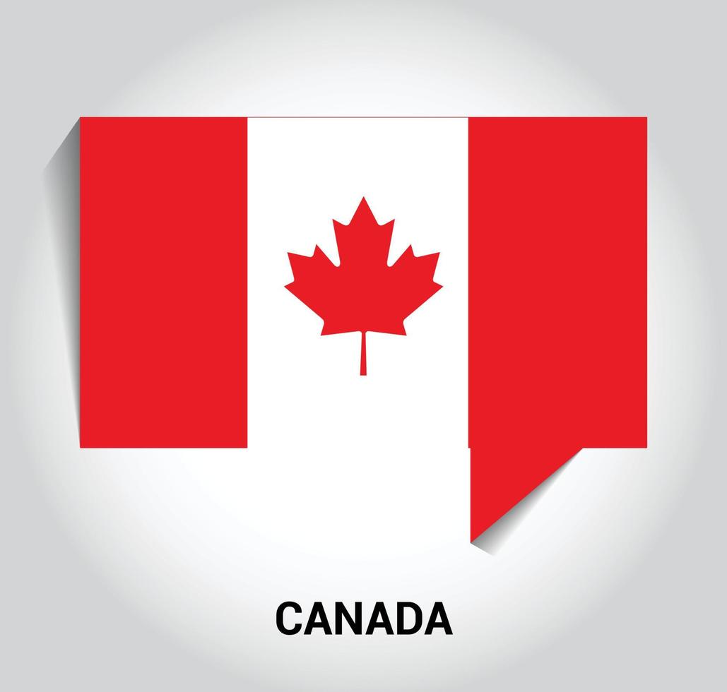 Canada Independence day design card vector